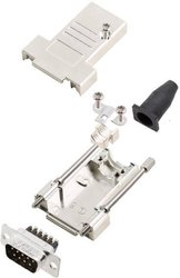 Zestaw listew męskich D-Sub Amphenol L17DTSL09-RG-LJS-T+L717DE09PST, rzędy: 2, styki: 9, 180 °, 1 szt.