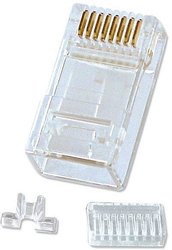 Przejściówka, adapter LAN  LINDY LINDY RJ45 Stecker UTP Cat.6 10St.