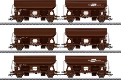 Wagon towarowy zamknięty Märklin 46308 H0 3-częściowy zestaw wagonów samowyładowczych ÖBB