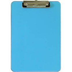 Maul  Podkładka do pisania z klipsem 2340631 niebieski (przezroczysty) (S x W x G) 226 x 318 x 15 mm