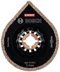 EXPERT 3 max AVZ 70 RT4 Płytka do usuwania fug do narzędzi wielofunkcyjnych, 70 mm, 10 sztuk Narzędzie do czyszczenia fug Bosch Accessories EXPERT 3 max AVZ 70 RT4 2608900042 10 szt.