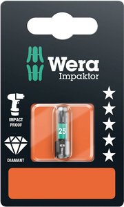 Bit Torx T 25 Wera 867/1 IMP DC SB SiS 05073925001 D 6.3 1 szt.