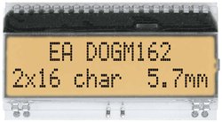 Wyświetlacz 7 segmentowy EADOGM162W-A DISPLAY VISIONS EADOGM162W-A  biały