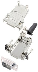 Zestaw listew męskich D-Sub encitech DTZF09-DBP-W-K 6355-8044-01, rzędy: 2, styki: 9, 180 °, 1 szt.