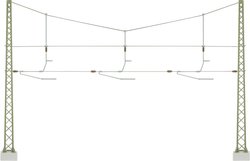 N Portal z podwieszeniem  3 utwory  Viessmann Modelltechnik 4362 1 szt.