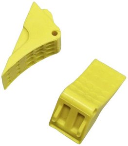 1:14/1:16 drag buty żółte 2 sztuki wykonane z gumy Hamulec Thicon Models 50400  1:14, 1:16 2 szt.