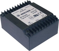 Transformator niskoprofilowy 24 VA, 2x15 V / 800 mA
