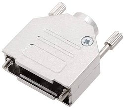 Obudowa złącza D-SUB encitech DTZK25-M3-K 6560-5105-03, odlew cynkowy, 180 °, 1 szt.