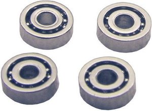 Łożysko kulkowe, K15, O wew. 1,5 mm, skala H0, 4 szt.
