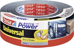 Uniwersalna taśma tekstylna tesa extra Power® — bardzo mocna przyczepność, do różnych zastosowań wewnątrz i na zewnątrz, może być rozdarta ręcznie Taśma materiałowa tesa tesa® extra Power 56389-00000-11 UNIVERSAL (D x S) 50 m x 50 mm 50 m 1 szt.