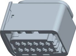 Obudowa złącza pin żeńskiego na kabel TE Connectivity HDSCS, MCP 2-1703639-1, automotive, piny: 12, 1 szt.