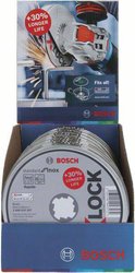 Tarcza tnąca X-LOCK prosta Standard for Inox WA 60 T BF, 125 x 1 mm, 10 szt Tarcza tnąca prosta Bosch Accessories  2608619267 125 mm 10 szt.