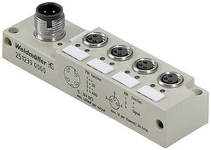 Rozdzielacz czujnik / element wykonawczy, pasywny Weidmüller SAI-4-S-3P-M8L-M12-LOG 2512390000 1 szt.