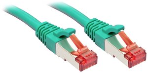 Kabel sieciowy Lindy RJ-45 kat.6 S/FTP 15m zielony kat.6 S/FTP (S-STP) Kabel LAN LINDY 47754, 1 szt., RJ45, CAT 6, S/FTP, 15.00 m, zielony