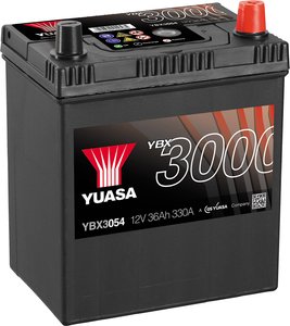 Akumulator samochodowy Yuasa SMF YBX3054 YBX3054, 1 szt.