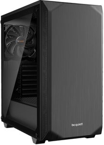 BeQuiet Pure Base 500 Windows Midi Tower Obudowa do komputera, Obudowa gamingowa  czarny z 2 wentylatorami, z okienkiem, z filtrem przeciwkurzowym, wyciszona