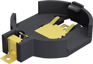 Uchwyt ogniwa guzikowego Keystone Electronics 1070, CR 2032, Poziome, Montaż powierzchniowy SMD, (D x S x W) 28.38 x 20 x 5.97 mm