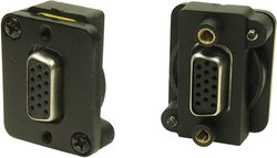 Adapter D-Sub Cliff CP30229BM złącze żeńskie VGA - złącze żeńskie VGA