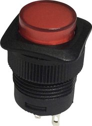 Przycisk TRU COMPONENTS TC-R13-508A-05RT 1587738, 16 mm, 250 V/AC, 1.5 A, 1 szt.