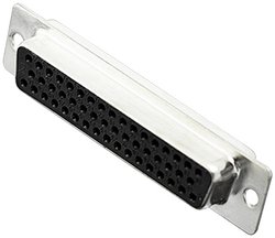 Listwa żeńska D-Sub encitech DM50-SS 2101-0200-15, rzędy: 3, styki: 50, 180 °, 1 szt.