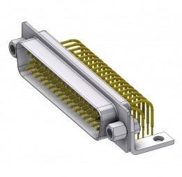Złącze męskie D-Sub Deltron Connectors DTS50PYC/2M46UNB5, rzędy: 2, styki: 50, 90 °, 1 szt.
