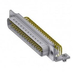 Złącze męskie D-Sub Deltron Connectors DTS37 PYC/2 M47UN, rzędy: 2, styki: 37, 90 °, 1 szt.