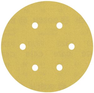 Papier ścierny EXPERT C470 z 6 otworami do szlifierek mimośrodowych, 150 mm, G 320, 5 części. Papier ścierny ekscentryczny Bosch Accessories EXPERT C470 2608900820  5 szt.