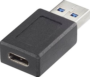 Przejściówka, adapter USB Renkforce RF-4538932, [1x złącze męskie USB-A 3.2 (USB 3.0) - 1x złącze żeńskie USB-C]