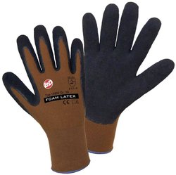 L+D worky Nylon Latex FOAM 14902-BN Nylon Rękawice robocze Rozmiar rękawic: 10, XL EN 388:2016 CAT II 1 par(a)