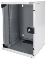 Obudowa naścienna Digitus 254 mm (10'') 9U 464x312x300 mm, kolor szary (RAL 7035) Szafa rack wisząca 10'' Digitus DN-10-09U DN-10-09U, 1 szt.