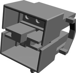 Obudowa złącza pin męskiego na kabel TE Connectivity 1-480340-0 1-480340-0, wire-to-wire, piny: 6, 1 szt.