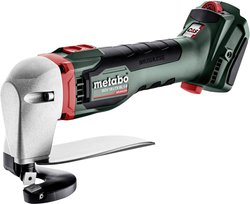 Metabo Akumulatorowe nożyce do blachy 601615840 SCV 18 LTX BL 1.6 Metaloc bez akumulatora, bez ładowarki, zaw. walizkę