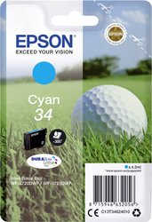 Epson atrament T3462, 34 tusz oryginalny  Cyjan C13T34624010