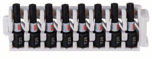 Zestaw bitów do wkrętarek Impact Control, 8 sztuk, z T25, 25 mm  Bosch Accessories 2608522381 2608522381  25 mm