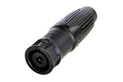 Złącze męskie głośnikowe Neutrik Speakon NLT8MXX-BAG, stop miedzi, złącze żeńskie z kołnierzem, wyjście proste, 1 szt.