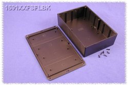 Obudowa uniwersalna Hammond Electronics, ABS, czarny, (D x S x W) 121 x 94 x 34 mm, 1 szt.