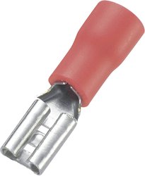 TRU COMPONENTS 745098 Złącze żeńskie płaskie 100 szt.