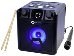 N-GEAR Play drums »N-Gear BLOCK420 elektroniczne bębny zabawkowe z głośnikiem bluetooth i mikrofonem karaoke« Zestaw do karaoke N-Gear Drum Block 420 BLOCK420, 1 szt.
