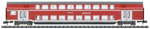 Wagon osobowy MiniTrix 18056 N piętrowych wagonów DB AG 2 klasa, DBz