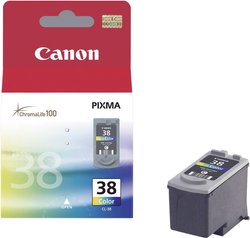 Tusz Canon CL38, oryginalny, kolor