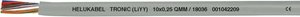 Kabel do transmisji danych Helukabel 18085, 2 x 0.50 mm², 100 m, szary