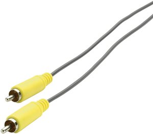 Kabel RCA, SpeaKa, 1x M RCA na 1x M  RCA, żółty, czarny, 3 m