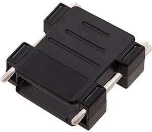 Obudowa adaptera D-SUB encitech DPAK-P-09-K 1511-0100-01, tworzywo sztuczne, 180 °, 1 szt.