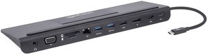 Stacja dokująca do laptopa USB-C® Manhattan Stacja dokująca do laptopa USB-C® 153478 Odpowiedni dla marki: uniwersalny  z funkcją ładowania