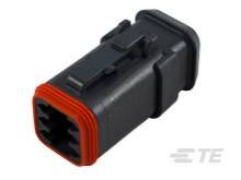 Obudowa złącza pin żeńskiego na kabel TE Connectivity DT06-6S-EP11, wire-to-wire, piny: 6, 1 szt.