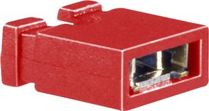 Zworka ze złączem żeńskim TRU COMPONENTS  Wymiary siatki: 2.54 mm Ilość styków:2 Zawartość: 1 szt.