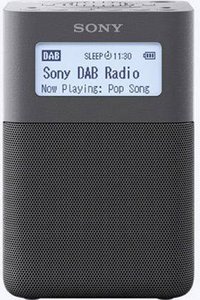 Radiobudzik Sony XDR-V20D DAB+, UKW  szary