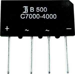 Prostownik mostkowy TRU COMPONENTS TC-B80C1500A, 160 V, 2.3 A