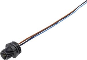 Złącze męskie okrągłe miniaturowe  binder 76 4331 0011 00004-0200, styki:4, 250 V, 4 A, 1 szt.