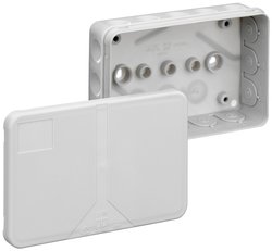 Puszka instalacyjna Spelsberg 2K-16-L, IP55, (D x S x W) 85 x 130 x 37 mm, szary, 1 szt.